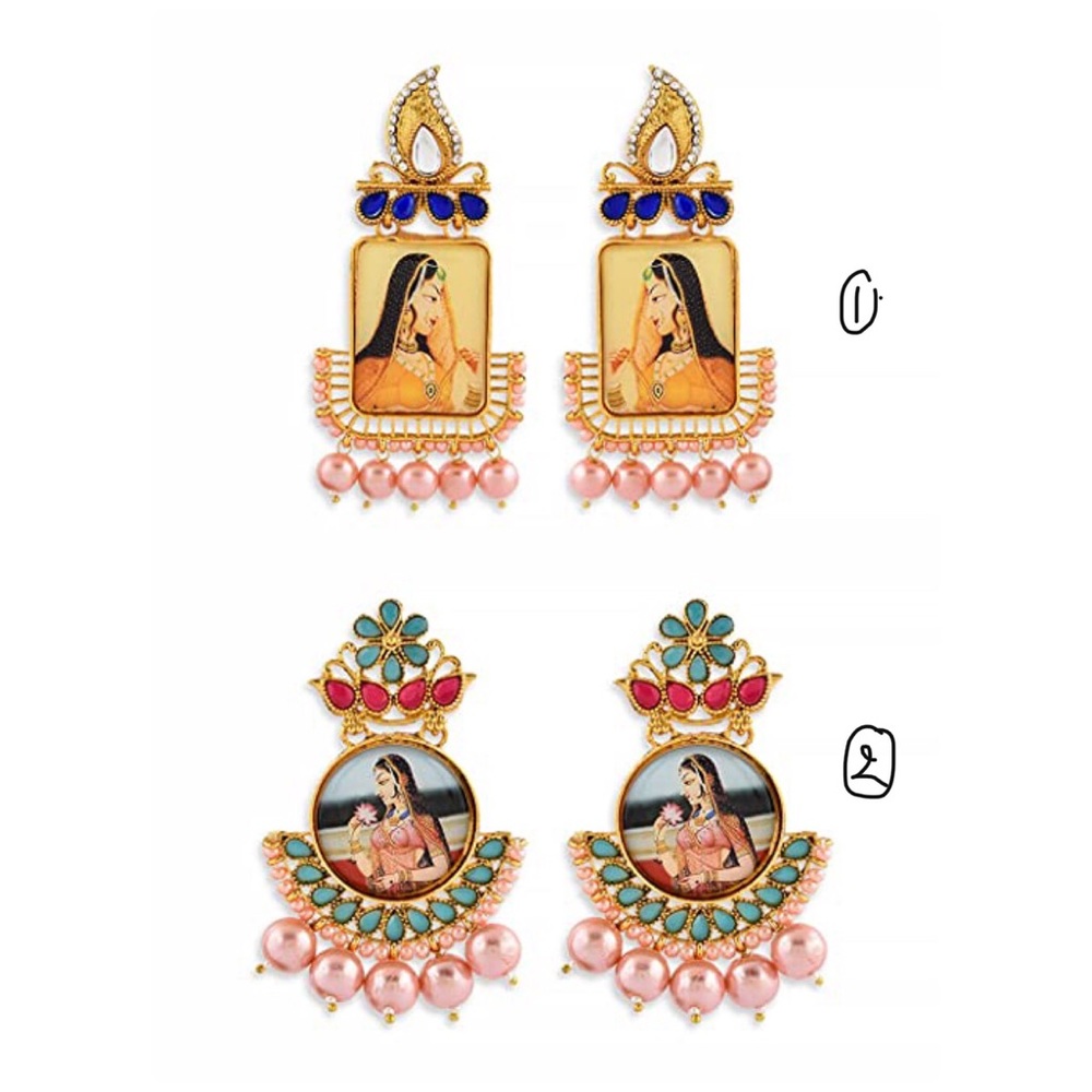 2 Pairs of Traditional Earrings Brand New